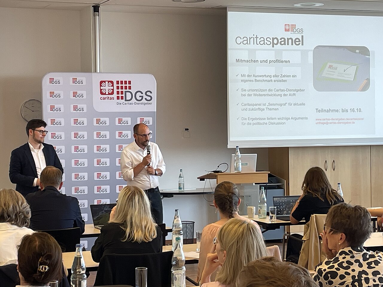 Johannes Berg und Dr. Pascal Krimmer beim 17. ART | DGS