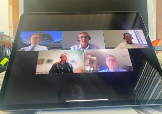 Thomas Rachel im online-Gespräch mit der Dienstgeberseite